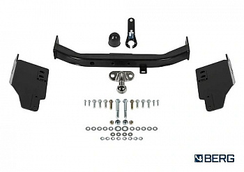 Фаркоп BERG для Toyota Land Cruiser Prado 150 Black Onyx 2020-. Тип шара: F. Нагрузки: 1500/75 кг. Вес: 20,7 кг. БЕЗ выреза в бампере. Артикул - (F.5714.004) от магазина ФаркопРос