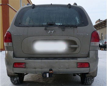 Фаркоп HY 18Z (оц.шар) для Hyundai Santa Fe Classic 2007-2013,Hyundai Santa Fe 2001-2006, шар A, Avtos от магазина ФаркопРос