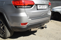 Фаркоп с хромированной накладкой JGC-13-991124.00 PT Group для Jeep Grand Cherokee IV WK2 2014-2021. Съемный квадрат. от магазина ФаркопРос