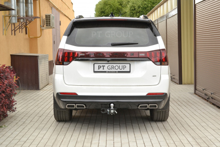 Фаркоп KMH-20-991122.00 PT Group со съемным квадратом, для KIA Mohave Тип шара - E от магазина ФаркопРос