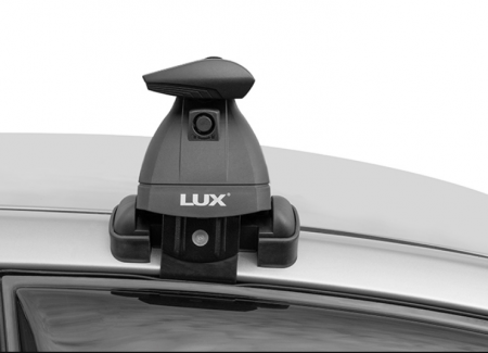 Багажник на крышу LUX, крепление на гладкую крышу для Opel Astra K универсал 2015-2021 (БК3 LUX + дуги аэро-трэвэл 1,2м + КА3 LUX AstraUn15n) от магазина ФаркопРос