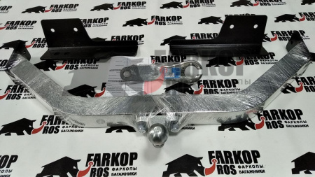 Фаркоп, Y13E, для TOYOTA LC 120 PRADO, 03-09, LC 150 PRADO (искл. TRJ150L-GKPEK с двигателем 2TR-FE), 09-,  шар F оцинк. ,75/1800,  с нерж. накладкой Балтекс от магазина ФаркопРос