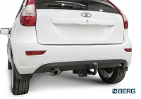 Фаркоп BERG для Lada Granta HB 2018-. Тип шара: A. Нагрузки: 1100/75 кг. Вес: 6 кг. БЕЗ выреза в бампере. Артикул - (F.6013.009) от магазина ФаркопРос