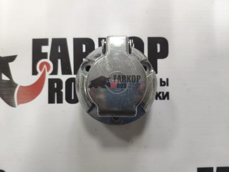 Розетка 7 пин силумин (хром) от магазина ФаркопРос