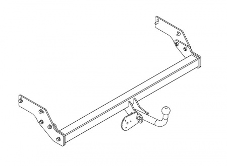Фаркоп GW 04 для GREAT  WALL Sailor  2006-2010, Автос, нагрузка 1000/75 кг. БЕЗ подрезки бампера от магазина ФаркопРос