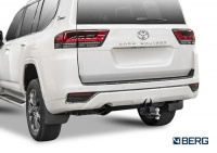 Фаркоп BERG для Toyota Land Cruiser 300 2021-. Тип шара: E. Нагрузки: 2500/120 кг. Вес: 10,5 кг. Небольшой вырез в бампере. Артикул - (F.5716.001) от магазина ФаркопРос