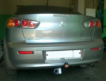 Фаркоп MI 19Z для Mitsubishi Lancer X (оц.шар) седан 2007-2012, Avtos от магазина ФаркопРос
