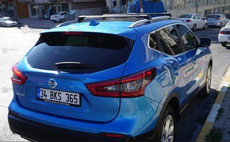 Багажник на рейлинги Turtle Air 1 модель 106 цвет черный + адаптеры для широких рейлингов (CLAMP 2) от магазина ФаркопРос