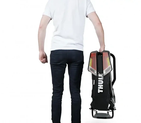 Велоплатформа на фаркоп Thule EasyFold XT 2B 13pin Black для двух велосипедов. Артикул - 933101 от магазина ФаркопРос