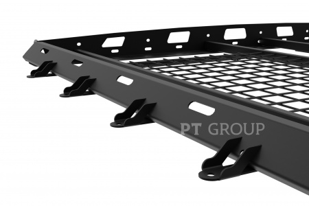 Багажник-корзина ШИРОКАЯ двухсекционная универсальная с основанием решетка (ППК) 1630x1300 мм от магазина ФаркопРос