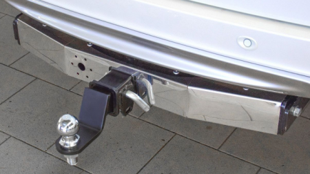 Фаркоп MPS-08-991124.00 PT Group MITSUBISHI Pajero Sport 2008-2020 /съемный квадрат с накладкой из нержавейки/ от магазина ФаркопРос