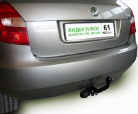 Фаркоп S102-A для SKODA FABIA (5J2) (хетчбек) 2007-2014, Лидер Плюс от магазина ФаркопРос