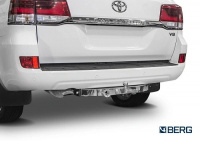 Фаркоп BERG для Toyota Land Cruiser 200 (кроме Executive, TRD) нерж 2007-. Тип шара: F. Нагрузки: 1500/75 кг. Вес: 18 кг. БЕЗ выреза в бампере. Артикул - (F.5713.003) от магазина ФаркопРос
