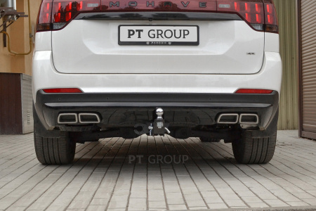 Фаркоп KMH-20-991122.00 PT Group со съемным квадратом, для KIA Mohave Тип шара - E от магазина ФаркопРос