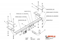 Фаркоп O.030 на Opel Astra H хэтчбек 2004-2009, Imiola от магазина ФаркопРос