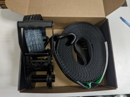 Ремень стяжной Hitch RS Professional self-tension 600:6000:10 (50mm stf600daN 5T 10M)