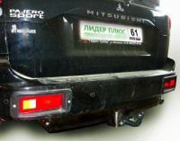 Фаркоп M107-F(N) для MITSUBISHI PAJERO SPORT (K90) 1998-2008 (C НЕРЖ. ПЛАСТИНОЙ), Лидер Плюс от магазина ФаркопРос