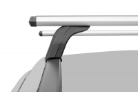 Багажник на крышу LUX, крепление в штатные места для Haval F7 внедорожник 2019- (БК2+дуги аэро-трэвэл 1,1м+КА2 LUX F7-19i (ШМ)) от магазина ФаркопРос