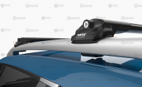 Багажник на рейлинги Turtle Air 1 модель 106 цвет черный от магазина ФаркопРос