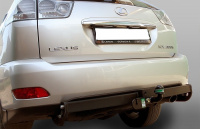 Фаркоп L101-FC для LEXUS RX 300/330/350/400 (XU3), Toyota Harrier 1997-2003, Toyota Highlander 1998-2003, Шар FC (сварной, крепится для 2 болта), Лидер Плюс от магазина ФаркопРос
