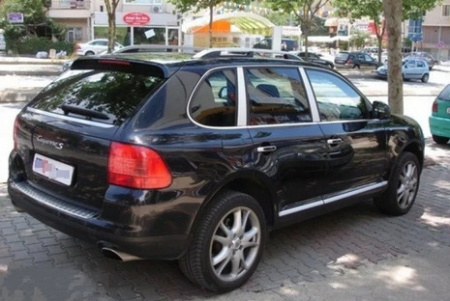 Рейлинги продольные Crown Roof Rail серый для Porsche Cayenne 1 (955 / 957) (2002-2010) от магазина ФаркопРос