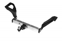 Фаркоп с хромированной накладкой NXT-07-991124.00 PT Group для Nissan X-trail T31 2007-2014 - съемный квадрат от магазина ФаркопРос