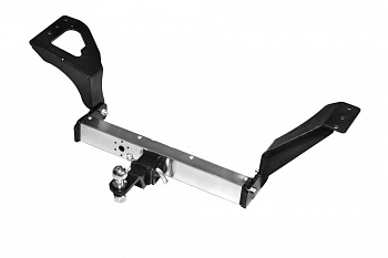 Фаркоп с хромированной накладкой NXT-07-991124.00 PT Group для Nissan X-trail T31 2007-2014 - съемный квадрат от магазина ФаркопРос