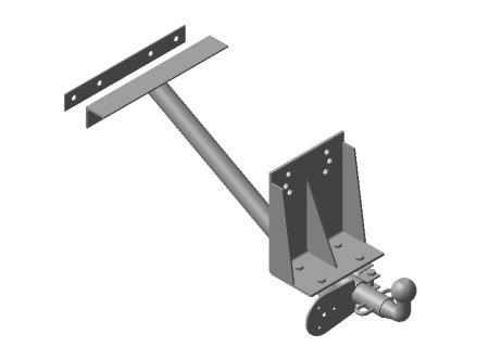 Фаркоп UAZ-01 Автос для УАЗ 31512(469), 31514, 463, Hunter от магазина ФаркопРос