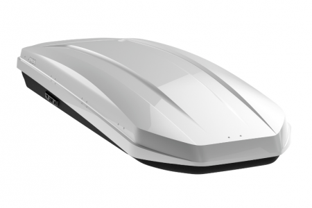 Багажный бокс на крышу LUX MAJOR 2170*860*320 белый глянцевый с двухсторонним открытием (об.460л) от магазина ФаркопРос