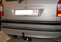 Фаркоп O104-A для Opel ZAFIRA (F75 / B) (минивен) 1998-2005 / 2005-2012, Лидер Плюс от магазина ФаркопРос