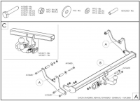 Фаркоп для Dacia Sandero Stepway 2009-2014 D040A, Galia от магазина ФаркопРос