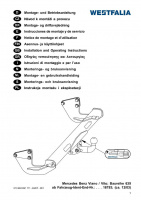 Оригинальный фаркоп 313240600001 для Mercedes Vito 2004-2014, Mercedes Viano w639 2004-2014, включая авто с парктроником. Westfalia от магазина ФаркопРос