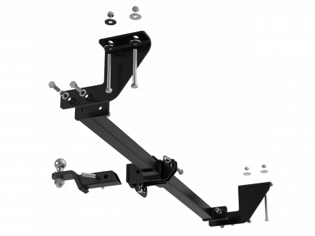 Быстросъемный Фаркоп H23.07E на Honda STEPWGN 2015-2022 (Hybrid/Spada)/ Хонда Степвагон 2015-2021 (Гибрид/Спада). БЕЗ выреза в бампере. Нагрузки: 75/1300*. (БЕЗ электрики) от магазина ФаркопРос