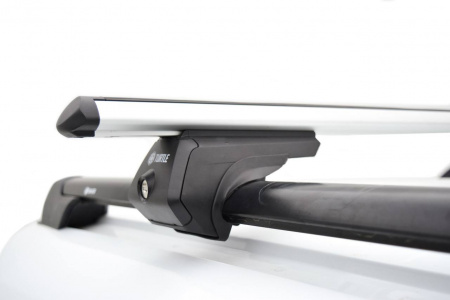 Комплект поперечин Turtle Rise 128 см серебристого цвета от магазина ФаркопРос