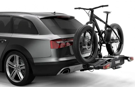 Велоплатформа на фаркоп Thule EasyFold XT 2B 13pin Black для двух велосипедов. Артикул - 933101 от магазина ФаркопРос