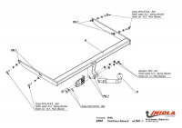 Фаркоп E.044 для Ford Focus II sedan 2005-2011, Imiola от магазина ФаркопРос
