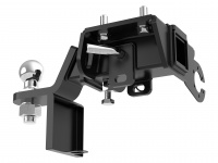 Фаркоп V23.04E на Volkswagen Amarok 2010- / Фольксваген Амарок 2010-. БЕЗ выреза в бампере (Снимается штатный лючок). Масса ТСУ - 9 кг. Нагрузки: 100/750-3000*. (БЕЗ электрики) от магазина ФаркопРос