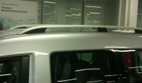 Рейлинги продольные Crown Roof Rail серый для Volkswagen Caddy 3 Maxi (длинная база) (2004-2015) от магазина ФаркопРос