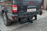Фаркоп UPK-08-991122.00 PT Group для УАЗ пикап 2008-2014 / УАЗ Профи 2017-2022 (236022, 236031 (стандартная), 236324) - съемный квадрат от магазина ФаркопРос