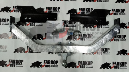 Фаркоп, Y13E, для TOYOTA LC 120 PRADO, 03-09, LC 150 PRADO (искл. TRJ150L-GKPEK с двигателем 2TR-FE), 09-,  шар F оцинк. ,75/1800,  с нерж. накладкой Балтекс от магазина ФаркопРос