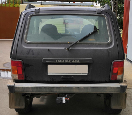 Фаркоп VAZ-24 Автос для ВАЗ 4x4, 2121, 21213, 21214, 2131 (оборудованные ГБО) от магазина ФаркопРос