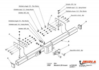 Фаркоп Y.009 для Mitsubishi L200 1996-2006, Imiola от магазина ФаркопРос