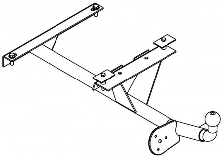 Фаркоп VAZ-13 Автос для ВАЗ 2113, 2114 (без снятия бампера) от магазина ФаркопРос
