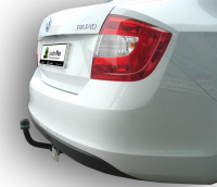 Фаркоп V125-A для VOLKSWAGEN POLO (седан)(6R1) 2010-.../ SKODA RAPID(лифтбек)(NH) 2012-, Лидер Плюс от магазина ФаркопРос