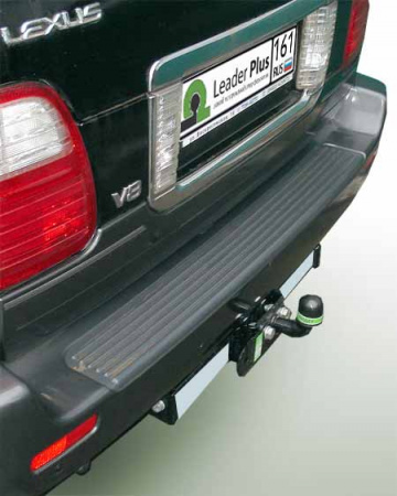 Фаркоп L104-F(N) для LEXUS LX 470 (UZJ100) / TOYOTA LAND CRUISER 100 1998-2007(С НЕРЖ. ПЛАСТИНОЙ), шар F, Лидер Плюс от магазина ФаркопРос