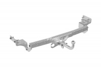 Фаркоп (Горячая оцинковка) для HYUNDAI SOLARIS 2010-2017/KIA RIO III седан 2011-2017/KIA RIO III хетчбек, Невидимая подрезка бампера от магазина ФаркопРос