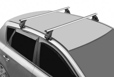 Багажник на крышу LUX, крепление на гладкую крышу для Honda Accord X седан 2017-2023 (БК3 LUX + дуги аэро-классик 1,2м + КА3 LUX Accord17n)	 от магазина ФаркопРос