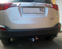 Фаркоп TY 34 для TOYOTA RAV-4 2013-2018, Автос, нагрузка 1500/75 кг. С подрезкой бампера от магазина ФаркопРос