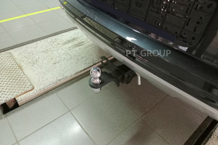 Быстросъемный фаркоп под квадрат для EXEED LX 2021- / CHERY Tiggo 7 Pro 2021- / CHERY Tiggo 7 Pro Max 2022- / Xcite X-Cross 7 2024-, БЕЗ подрезки бампера от магазина ФаркопРос