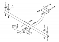 Фаркоп VAZ-63 Автос для ВАЗ 4х4, Urban от магазина ФаркопРос